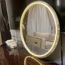 Round Circle Neon Selfie Mirror - Neon Lights