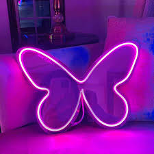 Butterfly Selfie Neon Mirror - Neon Light