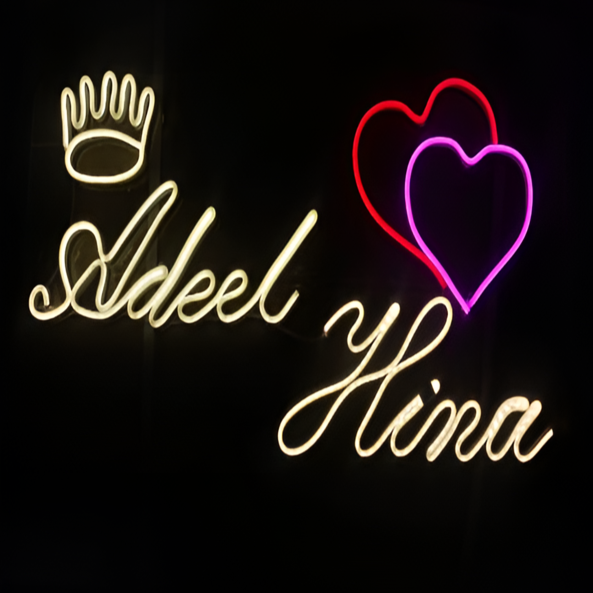 💖Couple Neon Sign – Light Up Your Love💡